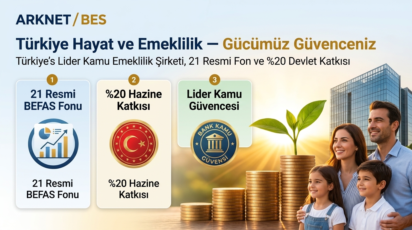 Türkiye Hayat ve Emeklilik A.Ş. Tanıtım ve Fon İnfografiği